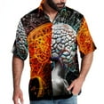 thumbnail image 1 of Mathematical Engineering Men's Short Sleeve Hawaiian Beach Poplin Shirt Casual Printed Button Down Summer Unisex Shirt, 1 of 6