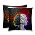 thumbnail image 1 of Mathematical Engineering with Unique Patterns Covers - Set of 2 Throw Pillows for Home Decor - Available in 16x16, 18x18, 20x20 Inches for Various Occasions, 1 of 6