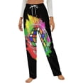 thumbnail image 1 of Mathematical Formula Cubo Winter Female Pants Flannel High Waist Women Pants Lady Warm Straight Leg Plush Trousers, 1 of 7