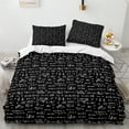 thumbnail image 1 of Mathematical Formula Duvet Cover Set King Full Size Polyester Bedding Set For Kids Teens Comforter, 1 of 5
