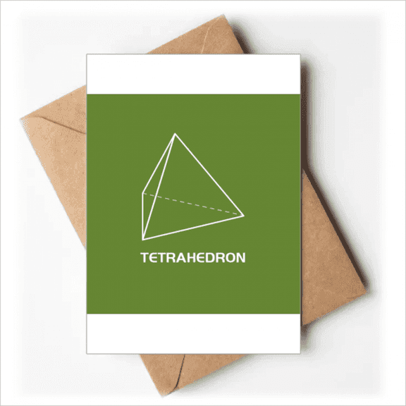 Mathematical Geometric Space Tetrahedron Greeting Cards You are Invited Invitations