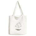 thumbnail image 1 of Mathematical Geometric Space Triprism Tote Canvas Bag Shopping Satchel Casual Handbag, 1 of 3