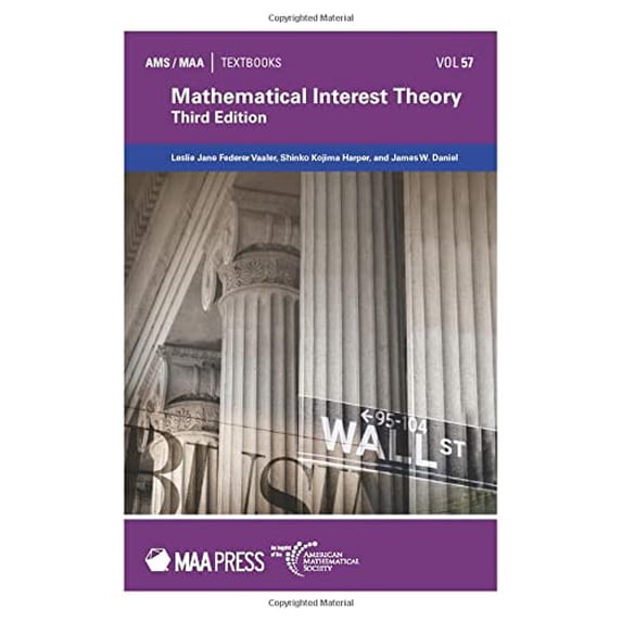 Pre-Owned Mathematical Interest Theory: Third Edition, 9781470465681, 147046568X, Paperback, 3rd edition