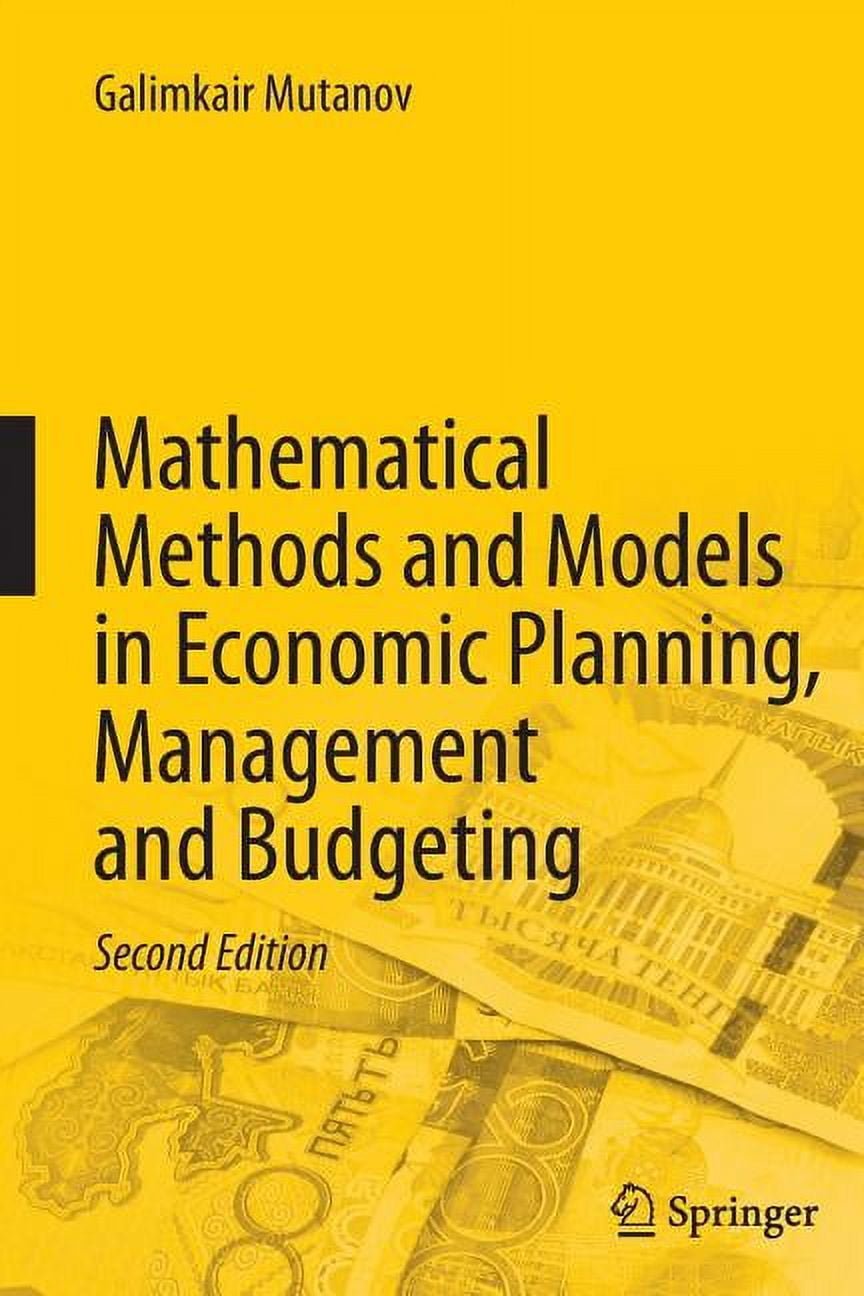 Mathematical Methods and Models in Economic Planning, Management and ...