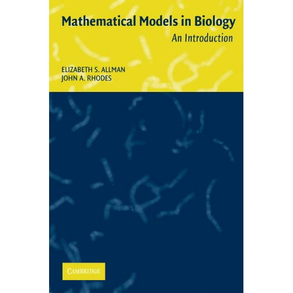 Pre-Owned Mathematical Models in Biology: An Introduction (Paperback) 0521525861 9780521525862
