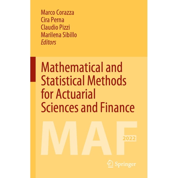 Mathematical and Statistical Methods for Actuarial Sciences and Finance: Maf 2022, (Paperback)