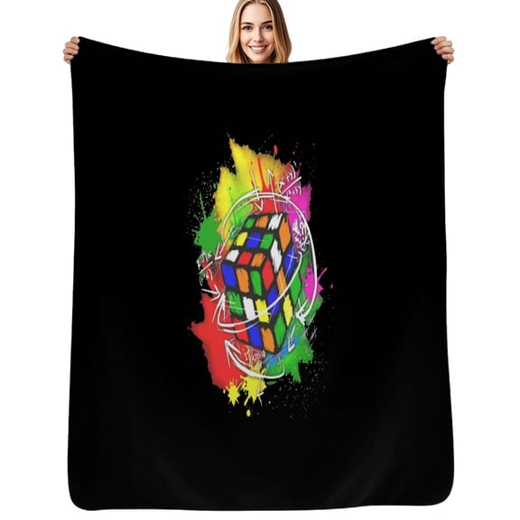 Mathematical formula Cubo Flannel Blanket Warm Soft Bedding Throws Winter Camping Chair Sofa Bed