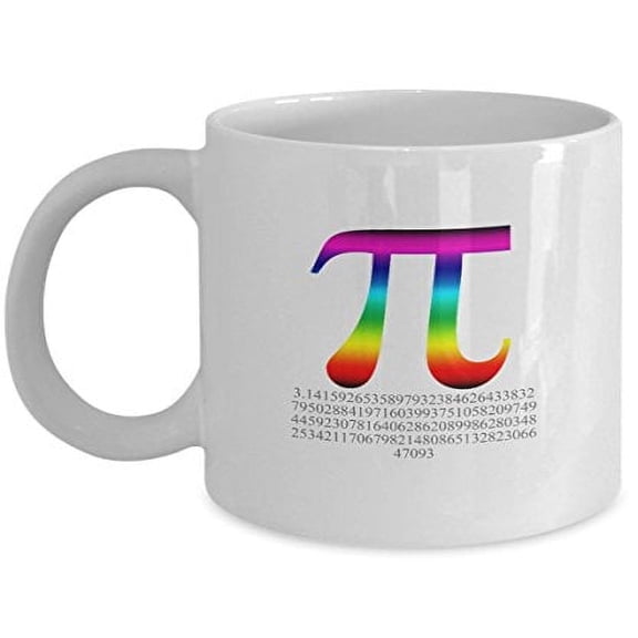 Mathematician 11 oz Coffee Mug - Pi Gifts White Ceramic