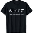 thumbnail image 1 of Mathematician joke math saying I ate some pie math student T-Shirt, 1 of 4