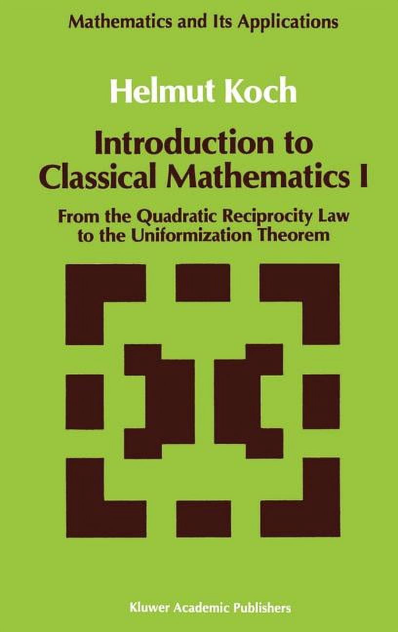 Math Classically Mathematics and Its Applications Introduction to Classical Mathematics ...