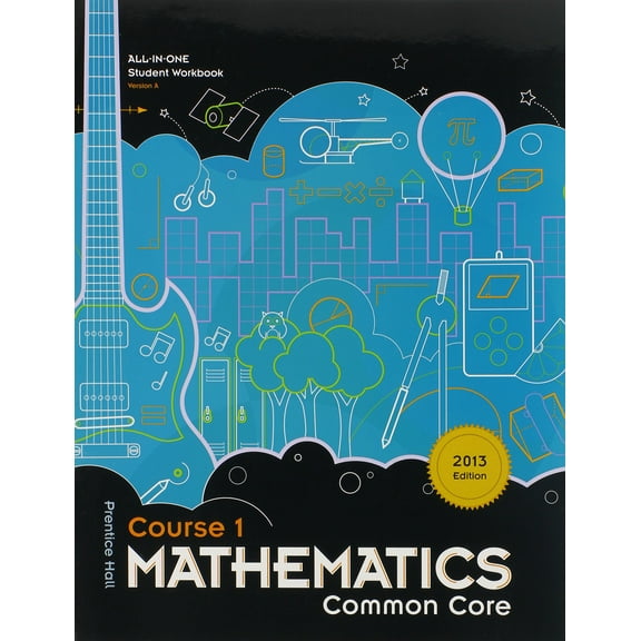 New - Middle Grades Math Court 1 All-in-One Student Workbook version A 9781256737216 1256737216