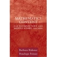 thumbnail image 1 of Mathematics Content for Elementary and Middle School Teachers (Paperback) by Barbara Ridener, Penelope Fritzer, 1 of 1