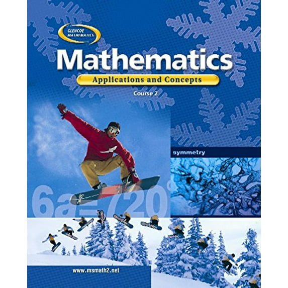 Pre-Owned Glencoe Mathematics Applications and Concepts Course 2 (Hardcover) 0078296331 9780078296338