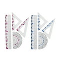 thumbnail image 1 of Mathematics Drawing Ruler Straight Ruler Set Square Protractor Geometry Tool, 1 of 12