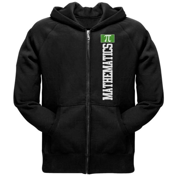 Mathematics Major Math Science Team Mens Full Zip Hoodie Black MD
