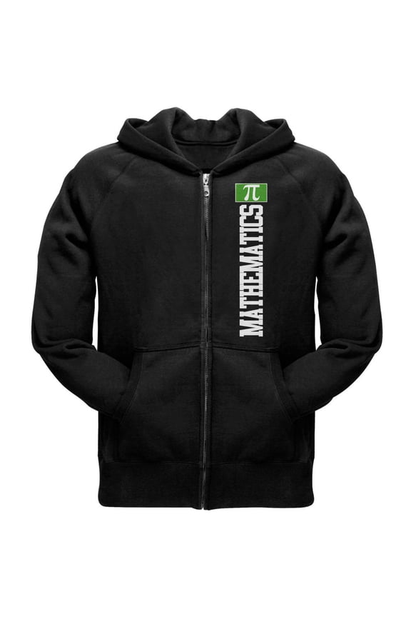 Mathematics Major Math Science Team Mens Full Zip Hoodie Black SM