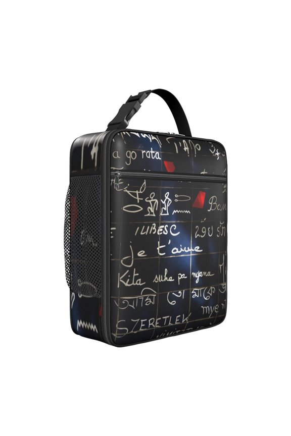 Mathematics Math Lunch Bag – Gifts Scientific Formula Educational Wall Science Classroom Geometric Science Lover Insulated Thermal Food Container Bag