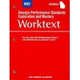 thumbnail image 1 of Pre-Owned Georgia Performance Standards Exploration and Mastery Worktext: For Use with Holt Mathematics Course 1 and Mathematics in Context Level 1 (Paperback) 0030962528 9780030962523, 1 of 1