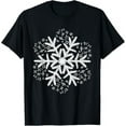thumbnail image 1 of Mathematics Snowflake Gift Christmas Math T-Shirt, 1 of 5