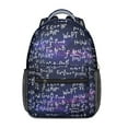 thumbnail image 1 of Mathematics Themed Waterproof Backpack - Geometric Design with Padded Back Panel & Adjustable Straps for Teens, 1 of 4