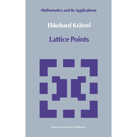 Mathematics and Its Applications Lattice Points, Book 33, (Hardcover)