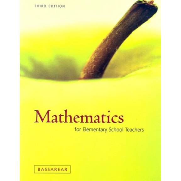 Pre-Owned Mathematics for Elementary School Teachers (Paperback) 0618348867 9780618348862