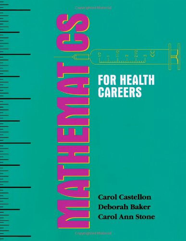 Pre-Owned Mathematics for Health Careers, 9780827355699, 0827355696, Paperback, 1 edition