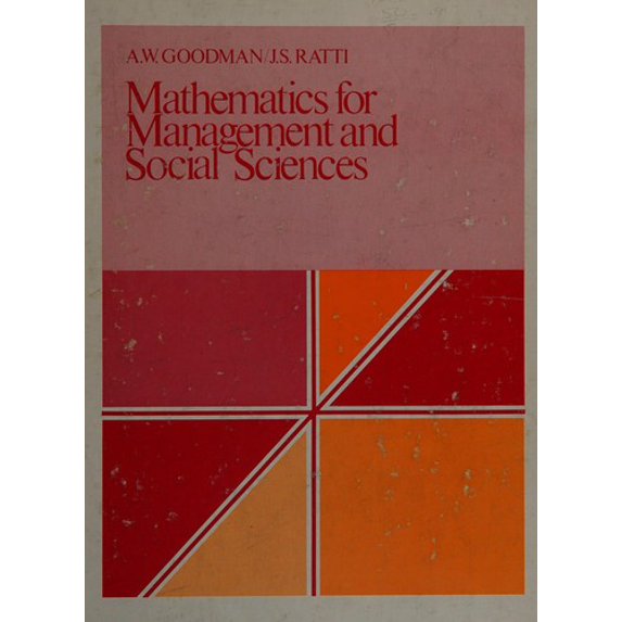 Pre-Owned Mathematics for Management and Social Sciences 9780030221613 Used