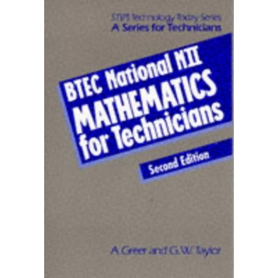 Pre-Owned BTEC National NII Mathematics for Technicians Paperback