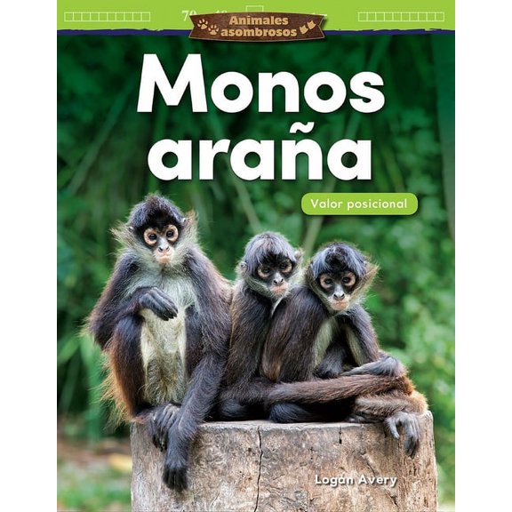 Mathematics in the Real World: Animales Asombrosos: Monos Araña: Valor Posicional (Paperback)