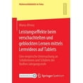 thumbnail image 1 of Mathematikdidaktik Im Fokus Leistungseffekte Beim Verschachtelten Und Geblockten Lernen Mittels Lernvideos Auf Tablets: Eine Empirische Untersuchung, (Paperback), 1 of 1