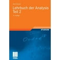 thumbnail image 1 of Mathematische LeitfÃ¤den Lehrbuch Der Analysis. Teil 2, (Paperback), 1 of 1