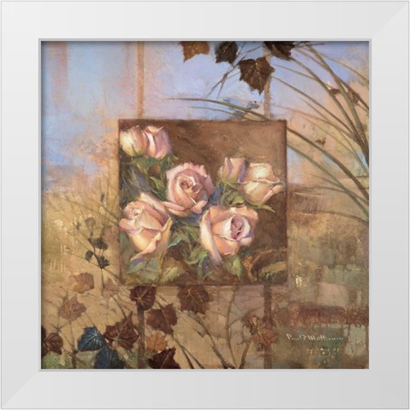 Mathenia, Paul 20x20 White Modern Wood Framed Museum Art Print Titled - Signna Rose