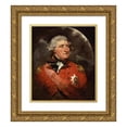 thumbnail image 1 of Mather Brown 12x14 Gold Ornate Wood Frame and Double Matted Museum Art Print Titled - Sir George Augustus Elliott, Baron Heathfield (Between 1788 and 1791), 1 of 4