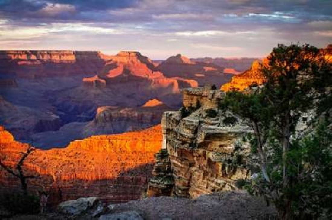 Mather Point Sunset I Canvas Art - Alan Hausenflock (20 x 28)