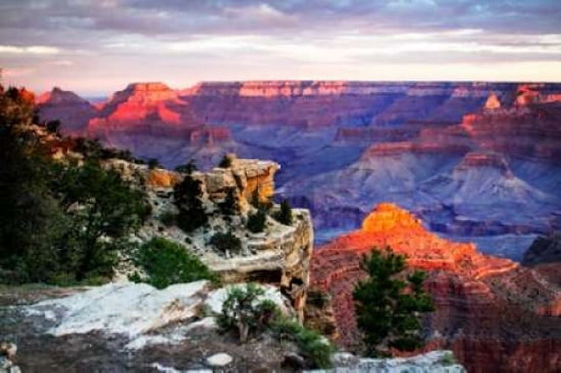 Mather Point Sunset III Canvas Art - Alan Hausenflock (20 x 28)