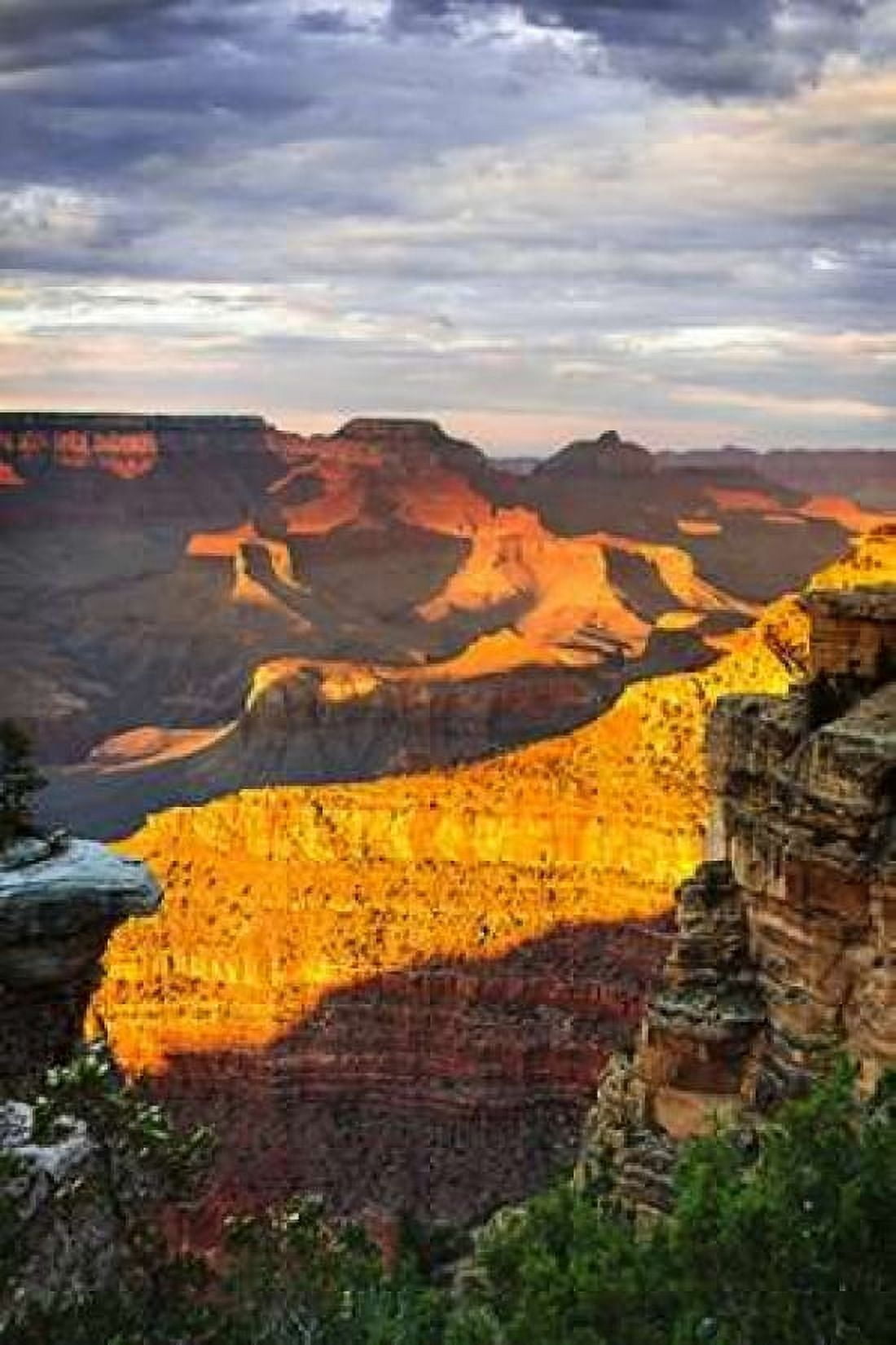 Mather Point Sunset V Canvas Art - Alan Hausenflock (20 x 28)