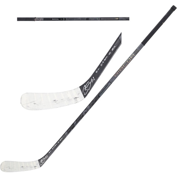 Mathew Barzal New York Islanders Autographed Game-Used Black CCM Stick vs. Minnesota Wild on November 7, 2021 with "Game Used" Inscription - Fanatics Authentic Certified