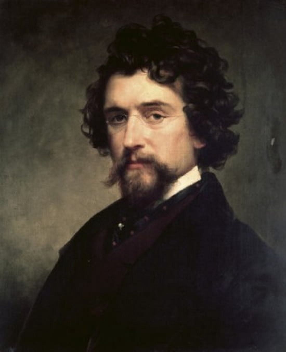 Mathew Brady 1857 Charles Loring Elliott (1812-1868 American) Oil on canvas National Gallery of Art Washington DC USA Canvas Art - Charles Loring Elliott (18 x 24)