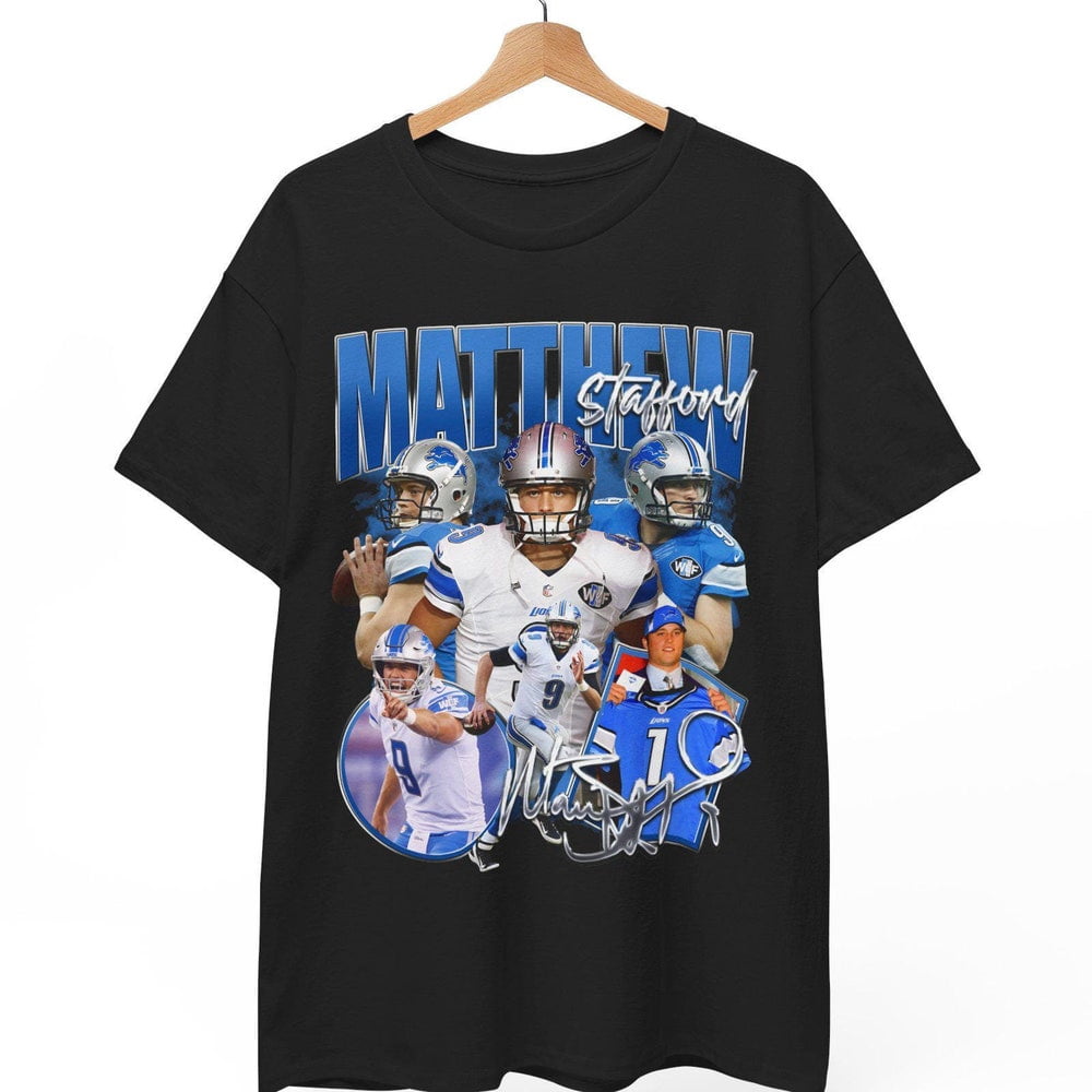 Mathew Stafford v1 Detriot Megatron Calvin Johnson Barry Sanders Jared ...