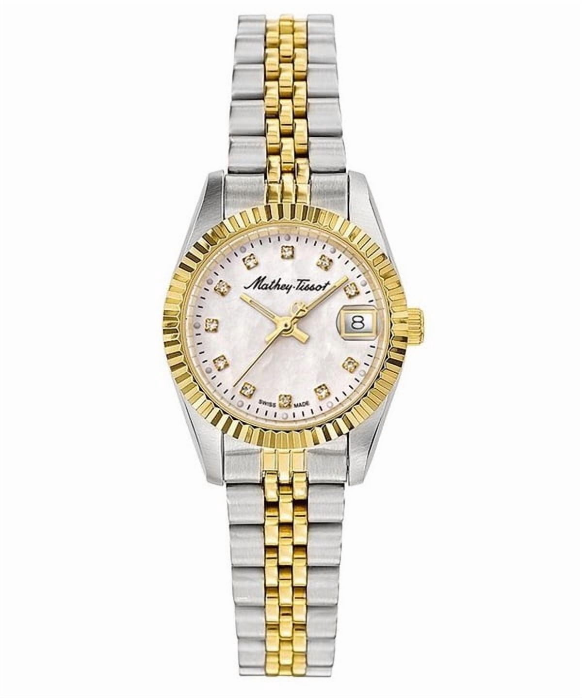 Mathey-Tissot Mathey II Quartz Crystal Mother of Pearl Dial Ladies