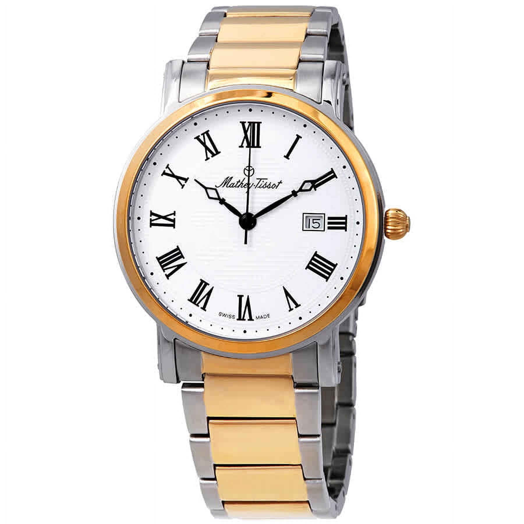 MATHEY TISSOT Mathey-Tissot City Metal White Dial Men's Watch HB611251MBR