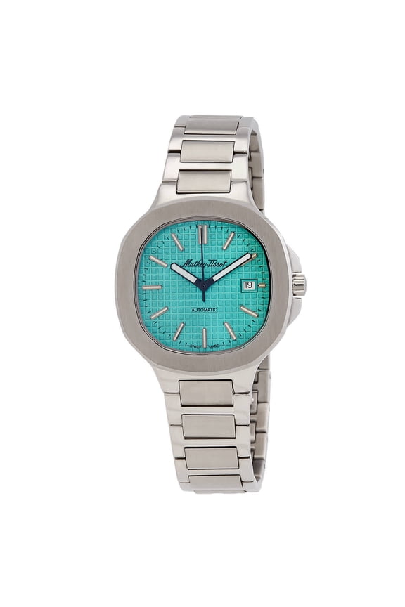 Mathey-Tissot Evasion Stainless Steel Turquoise Dial Automatic H152ATTIF Men's Watch