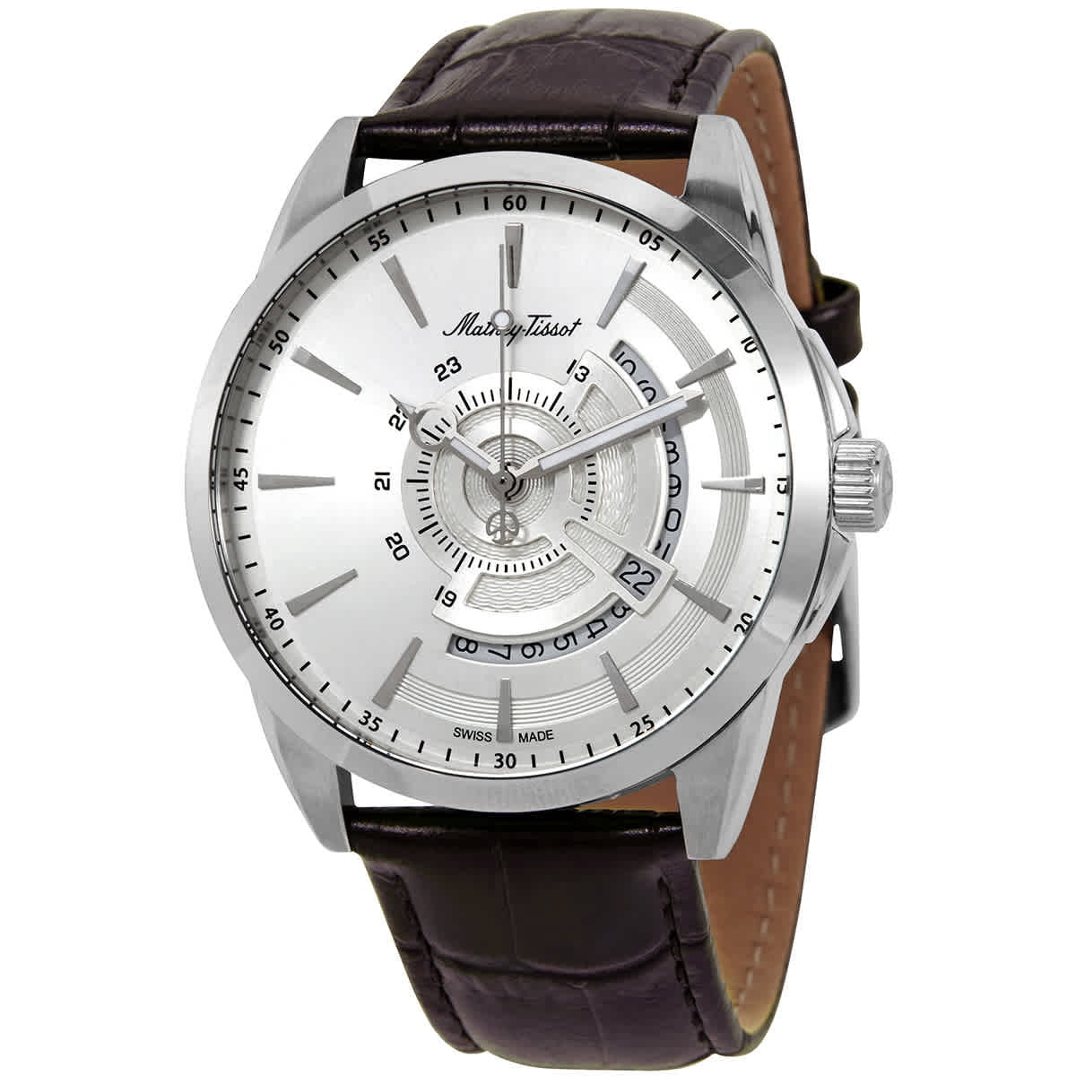 Mathey-Tissot Mondo Quartz Silver Dial Men's Watch H711AS - Walmart.com