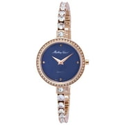 Mathey-Tissot Infinity Quartz Diamond Crystal Blue Dial Ladies Watch D986SPBU