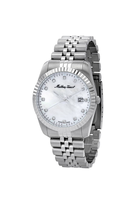 Mathey-Tissot Mathey II Quartz Crystal Mother of Pearl Dial Men's Watch H710AI