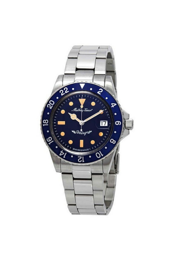Mathey-Tissot Mathey Vintage Automatic Blue Dial 40 mm Men's Watch H900ATBU