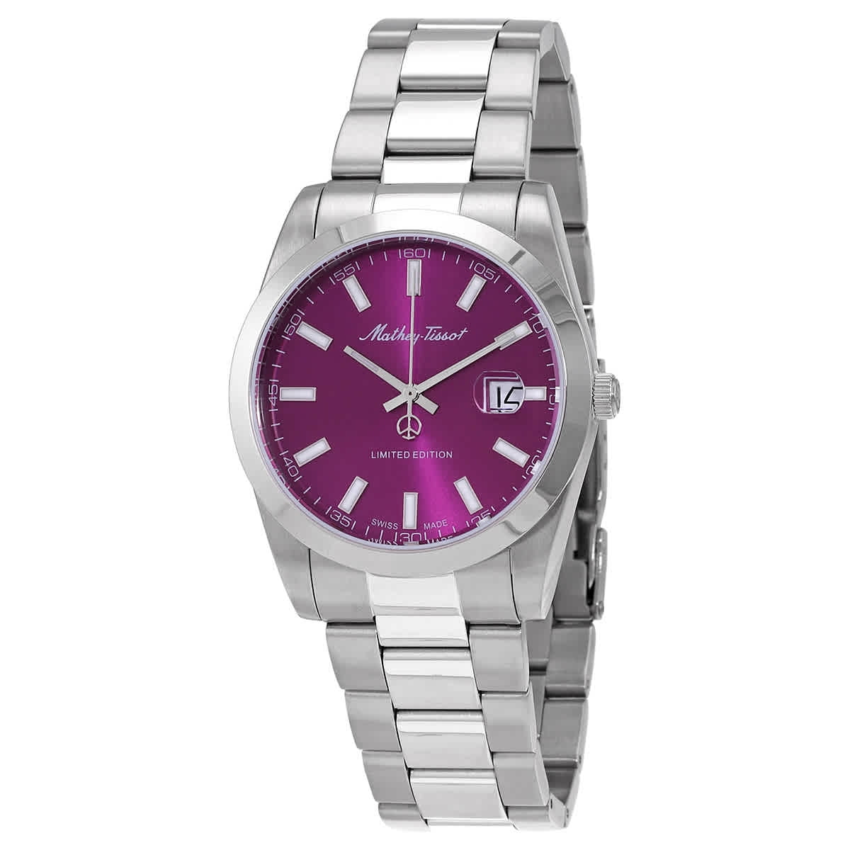 Mathey-Tissot Mathy I LE Quartz Purple Dial Men's Watch H451PU
