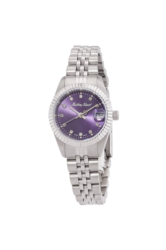 Mathey-Tissot Mathy II Quartz Purple Dial Ladies Watch D710APU