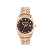 Mathey-Tissot Mathy II Rose Gold Stainless Steel Brown Dial Quartz H710PRM Mens Watch